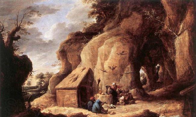 TENIERS, David the Younger The Temptation of St Anthony after Norge oil painting art